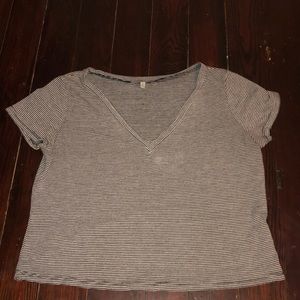 Black and white striped shirt